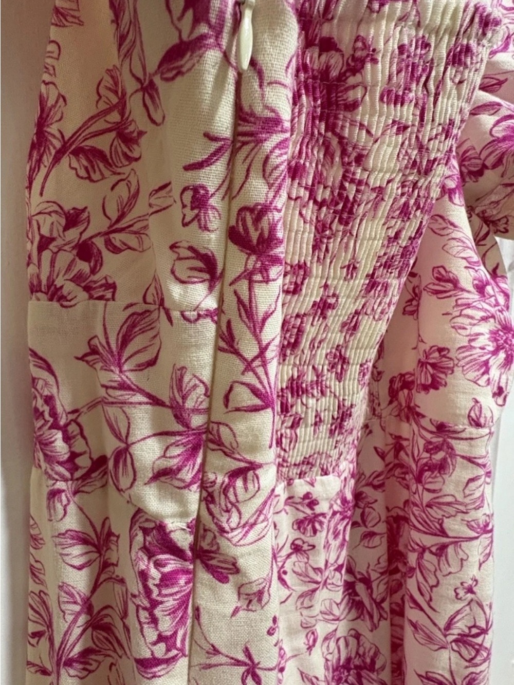 London Times Pink Floral Square-Neck Maxi Dress with Side Slit - Picture 7 of 9